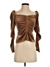 A.L.C. Brown 3/4 Sleeve Blouse Size 4 - photo 1