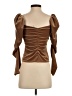 A.L.C. Brown 3/4 Sleeve Blouse Size 4 - photo 2