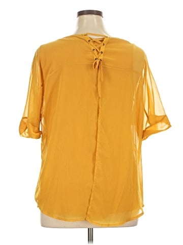 Worthington Short Sleeve Blouse (view 2)