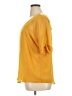 Worthington 100% Polyester Yellow Short Sleeve Blouse Size XL - photo 5