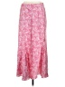 J.Crew 100% Polyester Paisley Pink Casual Skirt Size M - photo 1