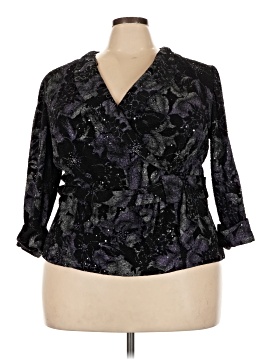 Alex Evenings 3/4 Sleeve Blouse