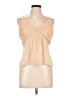 Robert Rodriguez 100% Polyester Tan Sleeveless Blouse Size XL - photo 1