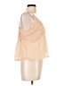Robert Rodriguez 100% Polyester Tan Sleeveless Blouse Size XL - photo 4