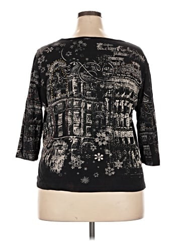 Cj Banks 3/4 Sleeve Top (view 2)