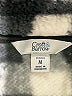 Croft & Barrow 100% Polyester Checkered-gingham Black Cardigan Size Med Petite - photo 7