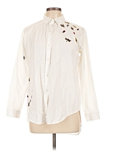 Zara Basic Long Sleeve Blouse (view 1)