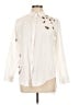 Zara Basic Stars Ivory Long Sleeve Blouse Size L - photo 1