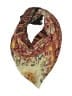 Renoir 100% Silk Paisley Brown Silk Scarf One size - photo 1