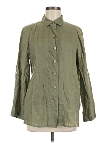Soft Surroundings 3/4 Sleeve Button-Down Shirt (view 1)