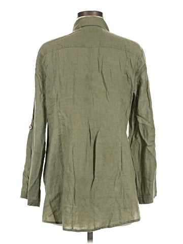 Soft Surroundings 3/4 Sleeve Button-Down Shirt (view 2)