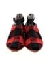 Matt Bernson Plaid Red Ankle Boots Size 8 1/2 - photo 2