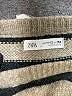 Zara Stripes Gray Tan Pullover Sweater Size 11 - 12 - photo 3