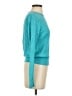 Evelyn & Arthur 100% Silk Teal Silk Pullover Sweater Size S (estimated) - photo 4