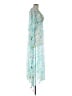 Assorted Brands 100% Polyester Tie-dye Teal Swimsuit Cover Up Size M - photo 4