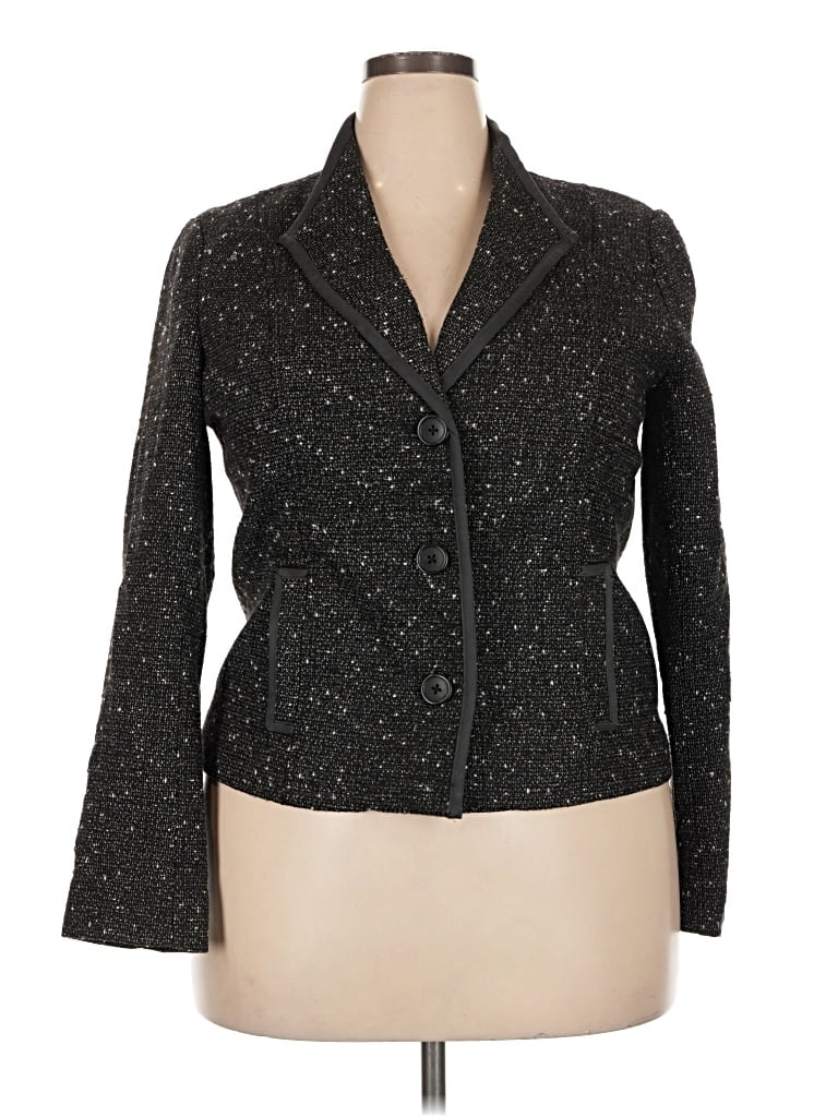 Pre-owned 212 Collection Blazer Jacket In Black