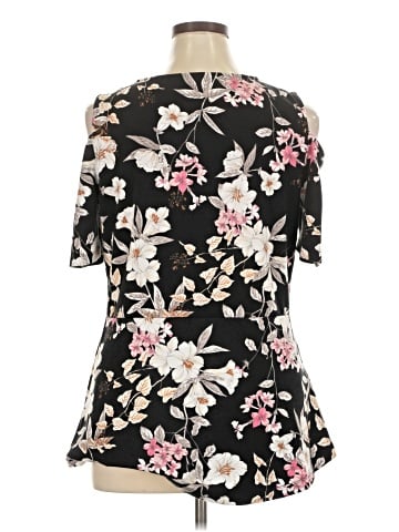 Isaac Mizrahi LIVE! Short Sleeve Blouse (view 2)