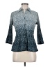 Covington Blue 3/4 Sleeve Blouse Size Med Petite - photo 1