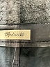 Madewell 100% Polyurethane Metallic Black Shorts Size 31 waist - photo 3