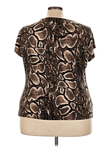 Worthington Short Sleeve Blouse (view 2)