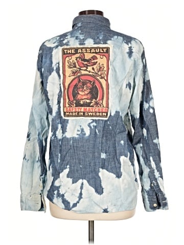 American Eagle Outfitters Long Sleeve Button-Down Shirt (view 2)