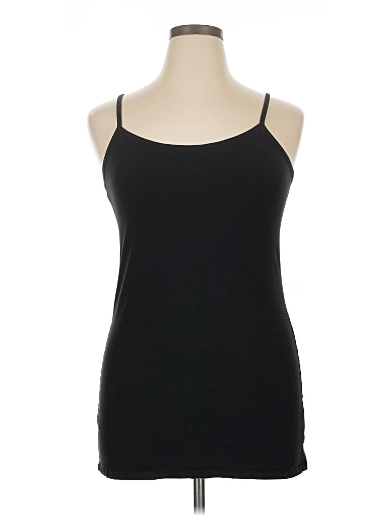 Pre-owned Torrid Tank Top Black Halter Neckline Tops