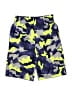 Lands' End 100% Polyester Camo Blue Board Shorts Size 8 - photo 1