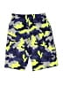 Lands' End 100% Polyester Camo Blue Board Shorts Size 8 - photo 2
