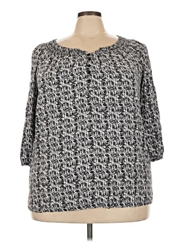 Faded Glory 3/4 Sleeve Blouse (view 1)
