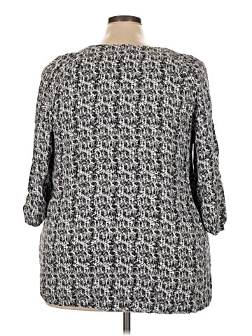 Faded Glory 3/4 Sleeve Blouse (view 2)