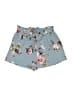Jolt 100% Rayon Floral Blue Shorts Size XS - photo 1