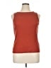 Basic Editions 100% Cotton Orange Sleeveless T-Shirt Size XL - photo 1