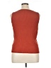 Basic Editions 100% Cotton Orange Sleeveless T-Shirt Size XL - photo 2