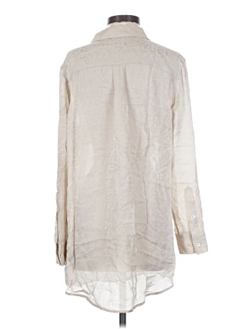 Soft Surroundings Long Sleeve Silk Top (view 2)