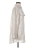 Soft Surroundings 100% Silk Ivory Long Sleeve Silk Top Size S - photo 4