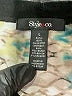 Style&Co 100% Polyester Black Long Sleeve Blouse Size L - photo 7