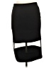 Atmosphere Solid Black Casual Skirt Size 12 - photo 2