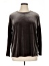 J.Jill Gray Long Sleeve Top Size XL - photo 1