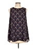 Daniel Rainn 100% Polyester Purple Sleeveless Blouse Size L - photo 1