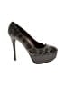 Stuart Weitzman Animal Print Gray Heels Size 7 1/2 - photo 1