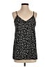 First Love 100% Polyester Black Sleeveless Top Size S - photo 1