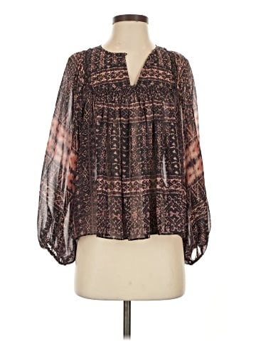 Ulla Johnson Long Sleeve Silk Top (view 1)