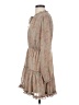 Roolee 100% Polyester Paisley Tan Casual Dress Size S - photo 5