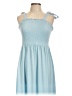 Assorted Brands Solid Blue Casual Dress Size L - photo 1