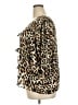 Rose + Olive 100% Polyester Animal Print Brown 3/4 Sleeve Blouse Size 2X - photo 5