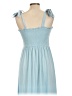 Assorted Brands Solid Blue Casual Dress Size L - photo 2