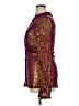 Free People Burgundy Long Sleeve Blouse Size XL - photo 5