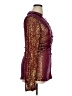 Free People Burgundy Long Sleeve Blouse Size XL - photo 4