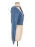 Shein Blue Long Sleeve Blouse Size L - photo 4