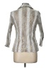 Alberto Makali 100% Polyester Silver 3/4 Sleeve Blouse Size L - photo 2